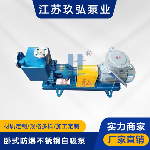ZXB臥式防爆不鏽鋼自吸泵(圖1)