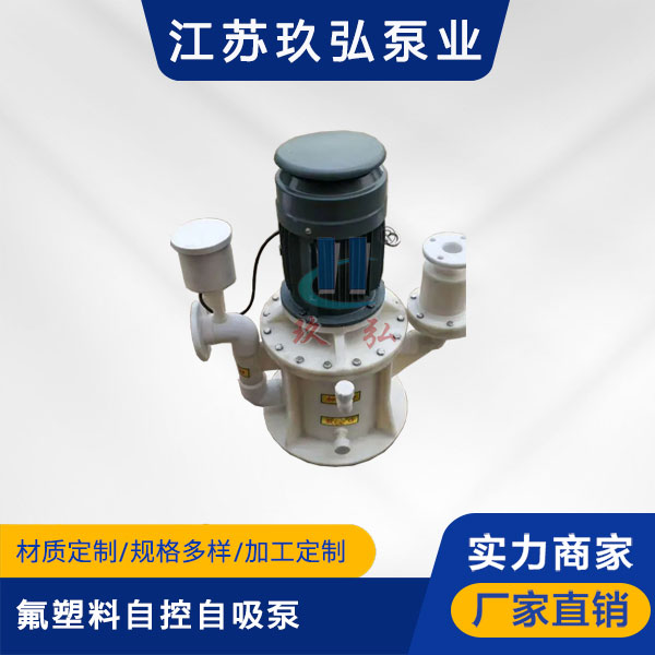 WFB氟塑料自控自(zì)吸泵(圖(tú)1) WFB氟塑料自控自吸泵(圖1)