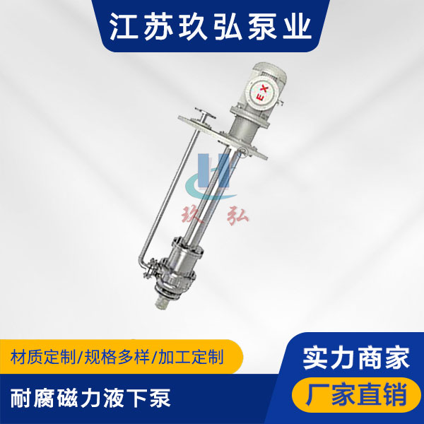 HYC耐腐磁力液下泵(圖1) HYC耐腐磁力液下(xià)泵(圖1)