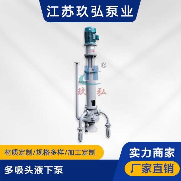 PW型多吸頭液下泵(圖1) PW型多吸頭液下泵(圖1)