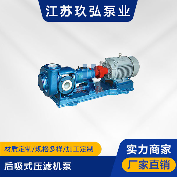 HFM-1型（xíng）單級耐腐耐磨後吸式（shì）壓濾機泵(圖1)
