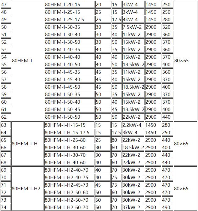 HFM-1型單級耐腐耐磨後吸式壓濾機泵(圖3)